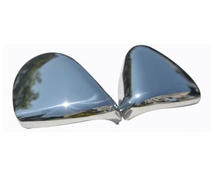 ΚΑΠΑΚΙΑ ΚΑΘΡΕΠΤΩΝ ΓΙΑ VW GOLF 6 3/5D/SW 2010-2013/ VW TOURAN MPV 2010+ ΧΡΩΜΙΟΥ 2 ΤΕΜ. ΜΕΤΑΛΛΙΚΑ ΒΟΥΡΤΣΑ