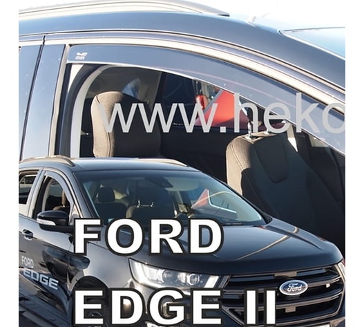 ΑΝΕΜΟΘΡΑΥΣΤΕΣ ΓΙΑ FORD EDGE 5D 2016+ ΖΕΥΓΑΡΙ ΑΠΟ ΕΥΚΑΜΠΤΟ ΦΙΜΕ ΠΛΑΣΤΙΚΟ HEKO - 2 ΤΕΜ.