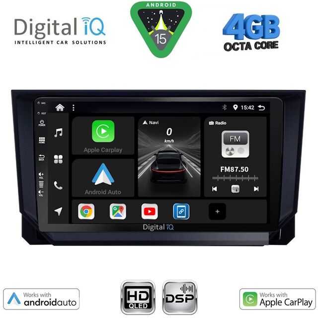 DIGITAL IQ BXF 16573_CPAA (9inc) MULTIMEDIA TABLET for SEAT ARONA - IBIZA mod. 2018-2026