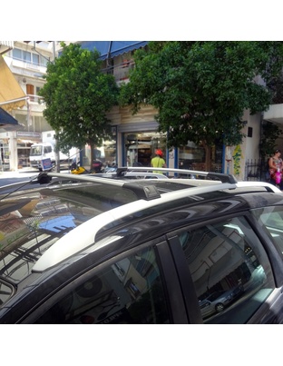 ΜΠΑΡΕΣ ΟΡΟΦΗΣ ΓΙΑ ΧΑΜΗΛΕΣ ΓΙΑ RAISED RAILS 90CM ΑΛΟΥΜΙΝΙΟΥ ΜΕ ΚΛΕΙΔΙ 2ΤΕΜ