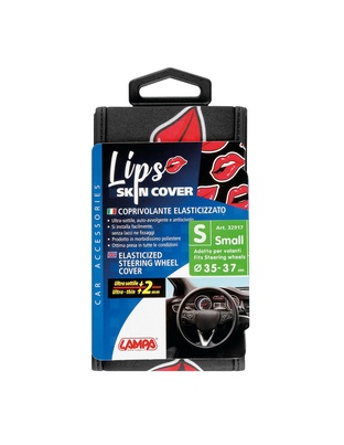 ΚΑΛΥΜΜΑ ΤΙΜΟΝΙΟΥ SKIN-COVER LIPS-LABBRA (ΧΕΙΛΗ) 35/37cm (S) ΜΑΥΡΟ ΕΛΑΣΤΙΚΟ ΠΟΛΥΕΣΤΕΡΙΚΟ 2mm ΠΑΧΟΣ