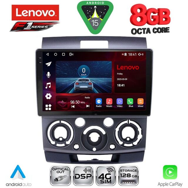 LENOVO SSR 10170_CPA (9inc) MULTIMEDIA TABLET for FORD RANGER | MAZDA BT50 mod. 2006-2011