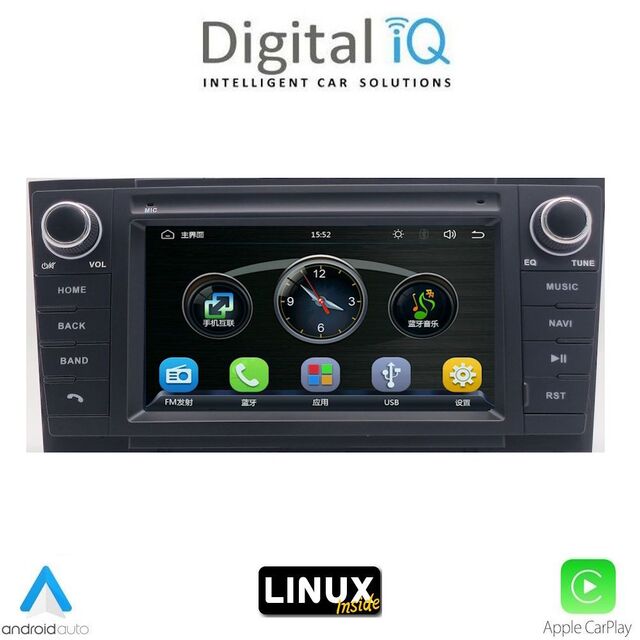 DIGITAL IQ BLA 009BL_CPA (7" DECK) MULTIMEDIA LINUX SYSTEM for TOYOTA AVENSIS T27 mod. 2009-2016 (BLACK)