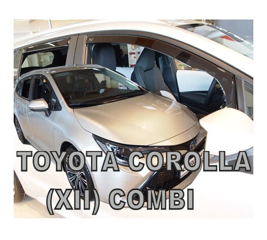 ΑΝΕΜΟΘΡΑΥΣΤΕΣ ΓΙΑ TOYOTA COROLLA XII 5D WAGON 2018+ ΣΕΤ ΑΥΤΟΚΙΝΗΤΟΥ ΑΠΟ ΕΥΚΑΜΠΤΟ ΦΙΜΕ ΠΛΑΣΤΙΚΟ HEKO - 4 ΤΕΜ.
