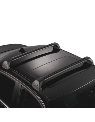 ΜΠΑΡΕΣ ΟΡΟΦΗΣ ΑΛΟΥΜΙΝΙΟΥ FLUSH BAR STANDARD YAKIMA 95 cm (ΜΑΥΡΟ ΧΡΩΜΑ/ΜΕ ΚΛΕΙΔΑΡΙΕΣ) ΓΙΑ ΟΛΕΣ ΤΙΣ ΟΡΟΦΕΣ - 2 ΤΕΜ.