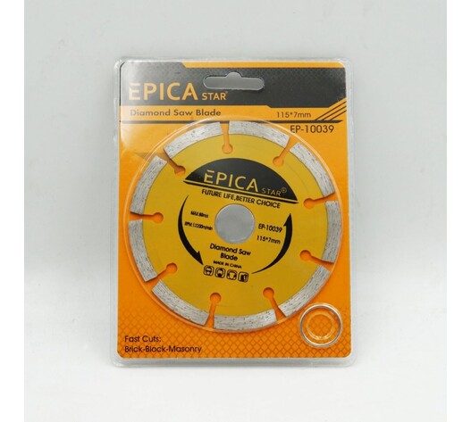 ΠΡΙΟΝΟΛΑΜΑ ΔΙΑΜΑΝΤΕ 115*7mm EPICA STAR EP-10039