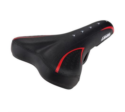 Σέλα ποδηλάτου (265x145mm /450gr) μαύρη/κόκκινη Dynamic MTB/Racing S-12 Selle/Saddles Specialist