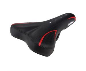 Σέλα ποδηλάτου (265x145mm /450gr) μαύρη/κόκκινη Dynamic MTB/Racing S-12 Selle/Saddles Specialist