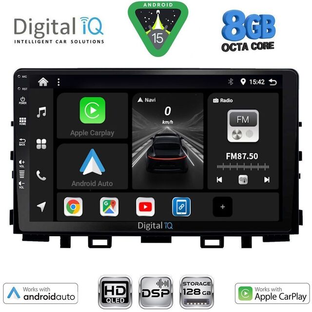 DIGITAL IQ BXF 7316_CPAA (9inc) MULTIMEDIA TABLET for KIA RIO mod. 2018-2026 – STONIC mod. 2017-2026