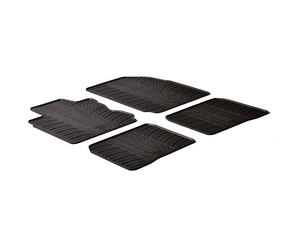 LAMPA - ΠΑΤΑΚΙΑ ΑΥΤΟΚΙΝΗΤΟΥ ΑΠΟ ΛΑΣΤΙΧΟ ΓΙΑ NISSAN NOTE 03/2006-2013 ΣΕ ΜΑΥΡΟ ΧΡΩΜΑ ΧΩΡΙΣ ΚΟΥΜΠΩΜΑΤΑ - 4 ΤΕΜ.