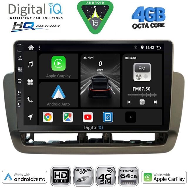 DIGITAL IQ BXK 19572GR_CPAA (9inc) MULTIMEDIA TABLET for SEAT IBIZA mod. 2012-2015