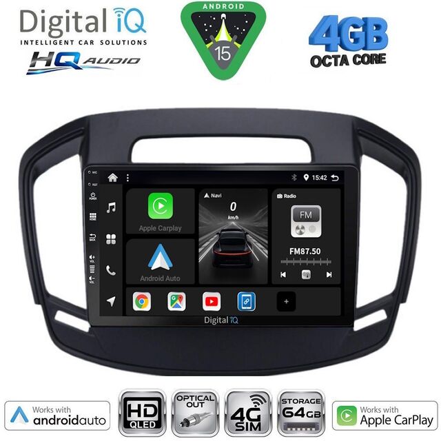 DIGITAL IQ BXK 19492_CPAA (9inc) MULTIMEDIA TABLET for OPEL INSIGNIA mod.2014-2017