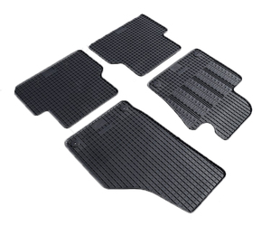Cik - ΠΑΤΑΚΙΑ ΑΥΤΟΚΙΝΗΤΟΥ ΑΠΟ ΛΑΣΤΙΧΟ ΓΙΑ VW TIGUAN 2007-2015 ΣΕ ΜΑΥΡΟ ΧΡΩΜΑ ΜΕ ΚΟΥΜΠΩΜΑΤΑ - 4 ΤΕΜ. (RM.VW.0007/CK)
