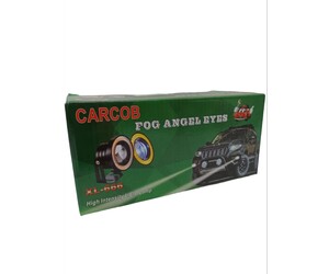LED ΦΩΤΑ ΟΜΙΧΛΗΣ ΑΥΤΟΚΙΝΗΤΟΥ ΜΕ ANGEL EYES M609-64MM