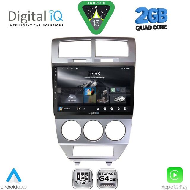 DIGITAL IQ RSD 1275_CPA (10inc) MULTIMEDIA TABLET for DODGE CALIBER mod. 2006-2012