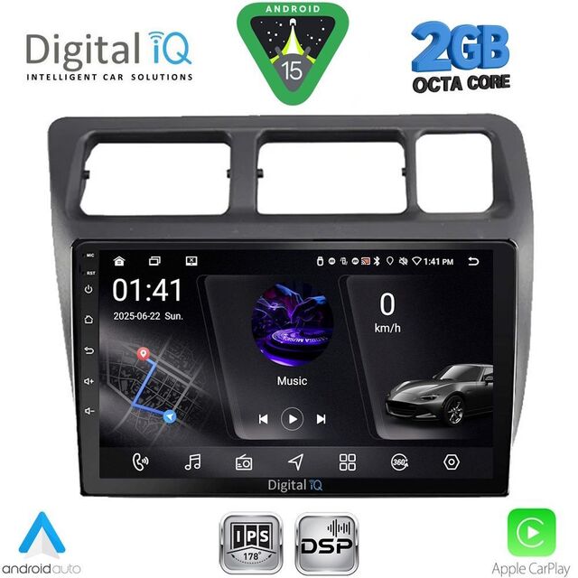 DIGITAL IQ RSF 4710_CPA (9inc) MULTIMEDIA TABLET for TOYOTA COROLLA mod. 1992-1997