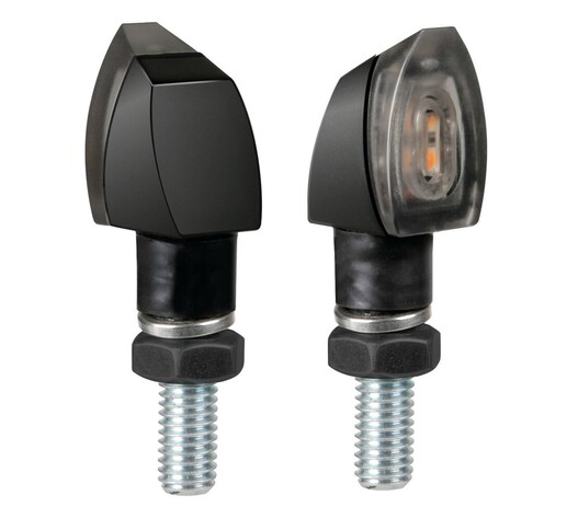 ΦΛΑΣ ΜΟΤΟ VOLT ΜΑΥΡΑ ΑΠΟ ΑΛΟΥΜΙΝΙΟ 12V SMD LED (36x18 mm) -2ΤΕΜ.