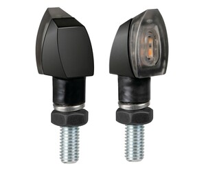 ΦΛΑΣ ΜΟΤΟ VOLT ΜΑΥΡΑ ΑΠΟ ΑΛΟΥΜΙΝΙΟ 12V SMD LED (36x18 mm) -2ΤΕΜ.