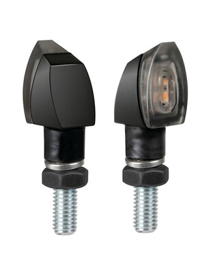 ΦΛΑΣ ΜΟΤΟ VOLT ΜΑΥΡΑ ΑΠΟ ΑΛΟΥΜΙΝΙΟ 12V SMD LED (36x18 mm) -2ΤΕΜ.