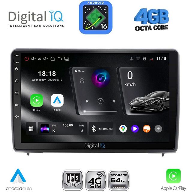 DIGITAL IQ RTG 6151B_CPA (10inc) MULTIMEDIA TABLET for FORD ECOSPORT mod. 2018-2023