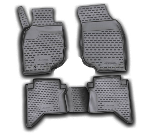 ΠΑΤΑΚΙΑ ΣΕ ΣΚΑΦΗ TPE ΛΑΣΤΙΧΟ ΓΙΑ TOYOTA HILUX 2008+  ΣΕ ΜΑΥΡΟ ΧΡΩΜΑ NOVLINE - 4 ΤΕΜ.