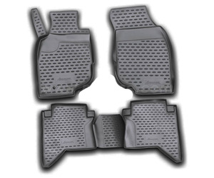 ΠΑΤΑΚΙΑ ΣΕ ΣΚΑΦΗ TPE ΛΑΣΤΙΧΟ ΓΙΑ TOYOTA HILUX 2008+  ΣΕ ΜΑΥΡΟ ΧΡΩΜΑ NOVLINE - 4 ΤΕΜ.