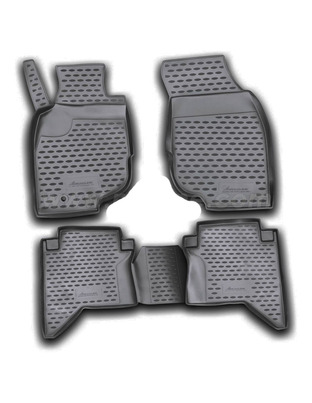ΠΑΤΑΚΙΑ ΣΕ ΣΚΑΦΗ TPE ΛΑΣΤΙΧΟ ΓΙΑ TOYOTA HILUX 2008+  ΣΕ ΜΑΥΡΟ ΧΡΩΜΑ NOVLINE - 4 ΤΕΜ.