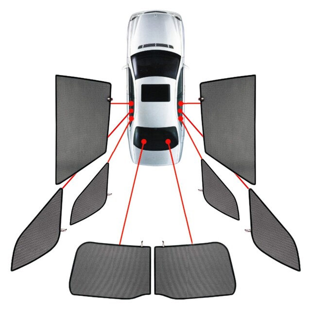 CarShades - ΚΟΥΡΤΙΝΑΚΙΑ  CAR SHADES ΓΙΑ MERCEDES GLE W167 5D 2019+ - 8 ΤΕΜ. (PVC.MB-GLE-5-B)