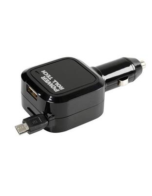 ΑΝΤΑΠΤΟΡΑΣ ΑΝΑΠΤΗΡΑ 12/24V ΜΕ 1 USB ΚΑΙ ΚΑΛΩΔΙΟ ΦΟΡΤΙΣΗΣ MICRO USB 90cm 3100mA FAST CHARGER