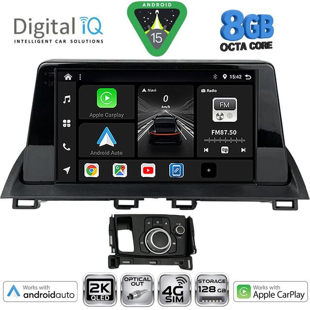 DIGITAL IQ BXK 20386_CPAA (9inc) MULTIMEDIA TABLET for MAZDA  CX4 mod. 2016-2025
