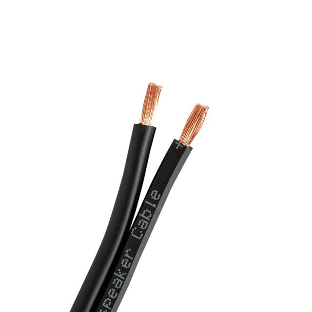 Speaker Cable 100% OFC 2x2.5 mm² Proson  (black)  - made in SwedenΤΙΜΗ ΜΕΤΡΟΥ