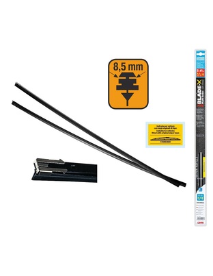 ΛΑΣΤΙΧΑ ΥΑΛΟΚΑΘΑΡΙΣΤΗΡΩΝ 71CMX8,5MM BLADE-X PLUS ΜΕ ΕΠΙΚΑΛΥΨΗ PTFE ΜΕ ΛΑΜΑΚΙΑ ΣΕ ΠΛΑΣΤΙΚΗ BLISTER ΣΥΣΚΕΥΑΣΙΑ