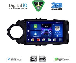 DIGITAL IQ BXC 3737FL_CPAA (9inc) MULTIMEDIA TABLET for TOYOTA YARIS mod. 2015-2020