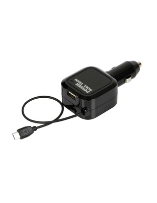 ΑΝΤΑΠΤΟΡΑΣ ΑΝΑΠΤΗΡΑ 12/24V ΜΕ 1 USB ΚΑΙ ΚΑΛΩΔΙΟ ΦΟΡΤΙΣΗΣ MICRO USB 90cm 3100mA FAST CHARGER