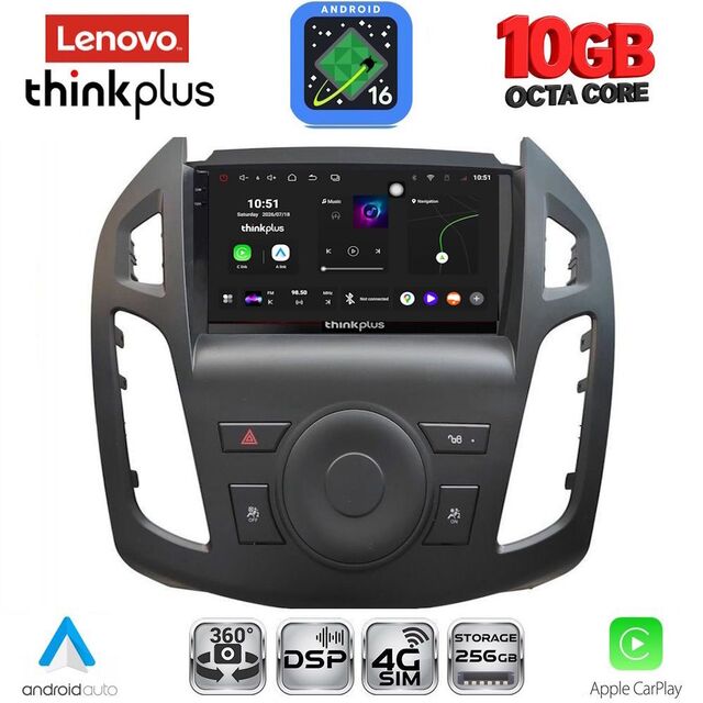 LENOVO LTM 11176_CPA  (9inc) MULTIMEDIA TABLET for FORD TRANSIT CONNECT mod. 2013-2018
