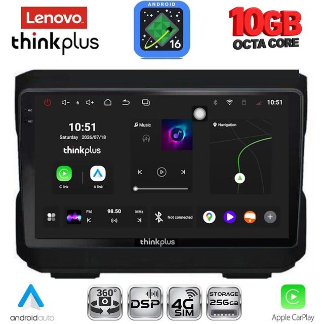 LENOVO LTM 11272_CPA (10inc) MULTIMEDIA TABLET for JEEP mod. 2007-2014 - DODGE mod. 2007-2014