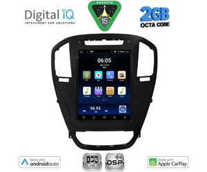 DIGITAL IQ BXF 5914BL_CPAA TESLA STYLE for OPEL INSIGNIA mod. 2008-2013 (Black colour)