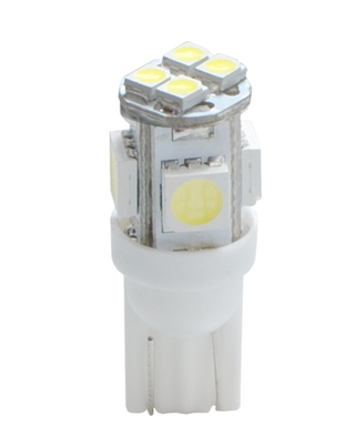 W5W 12V T10 W2,1x9,5d LED 4xSMD5050+4xSMD3528 ΛΕΥΚΟ (ΚΑΡΦΩΤΟ ΑΚΑΛΥΚΟ) 1ΤΕΜ.