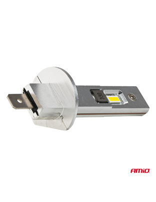 Amio - Λαμπτήρες LED Φώτων Εμπρός τύπου H1 βάση P14.5s τάση λειτουργίας 12V απόδοσης 20W (2920lm) Series H25 CANBUS 6000K για Επιβατικά Αυτοκίνητα - 2 τεμ. (04709/AM)