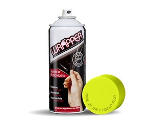 ΠΡΟΣΤΑΤΕΥΤΙΚΟ ΦΙΛΜ ΣΕ ΣΠΡΕΙ WRAPPER NEON YELLOW 400 ml (ΚΙΤΡΙΝΟ ΦΩΣΦΟΡΙΖΕ ΧΡΩΜΑ)