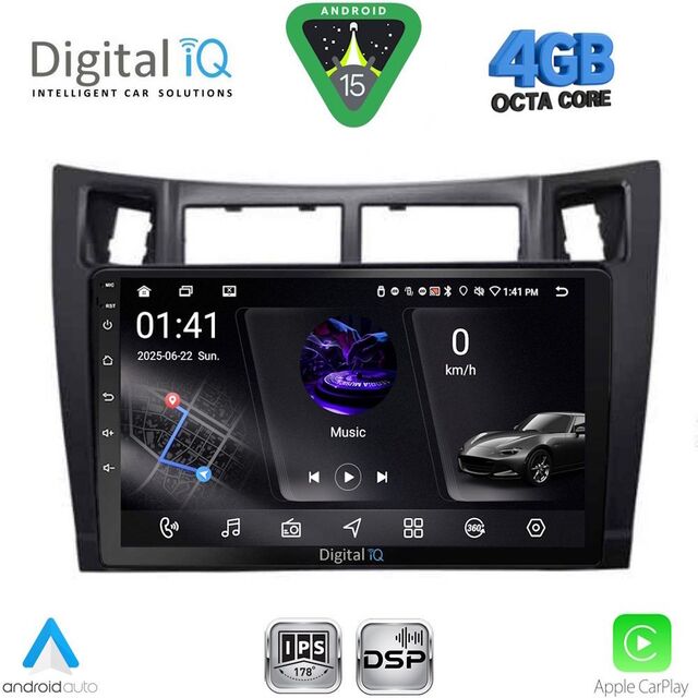 DIGITAL IQ RSG 6735_CPA (9inc) MULTIMEDIA TABLET for TOYOTA YARIS mod. 1999-2006