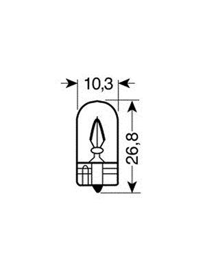 ΛΑΜΠΑΚΙΑ 12V/WB5W 5W W2.1x9.5d ΠΡΑΣΙΝΑ