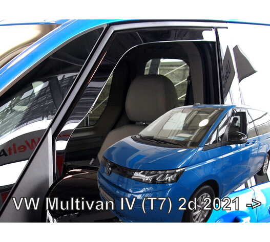 ΑΝΕΜΟΘΡΑΥΣΤΕΣ ΓΙΑ VW MULTIVAN T7 2D 2021+ ΖΕΥΓΑΡΙ ΑΠΟ ΕΥΚΑΜΠΤΟ ΦΙΜΕ ΠΛΑΣΤΙΚΟ HEKO - 2 ΤΕΜ.