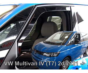 ΑΝΕΜΟΘΡΑΥΣΤΕΣ ΓΙΑ VW MULTIVAN T7 2D 2021+ ΖΕΥΓΑΡΙ ΑΠΟ ΕΥΚΑΜΠΤΟ ΦΙΜΕ ΠΛΑΣΤΙΚΟ HEKO - 2 ΤΕΜ.