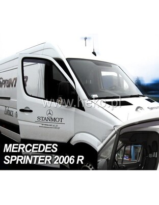 ΑΝΕΜΟΘΡΑΥΣΤΕΣ ΓΙΑ MERCEDES SPRINTER W906 2006-2018 (ΚΟΝΤΟ) ΖΕΥΓΑΡΙ ΑΠΟ ΕΥΚΑΜΠΤΟ ΦΙΜΕ ΠΛΑΣΤΙΚΟ HEKO - 2 ΤΕΜ.