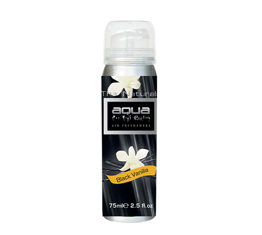 Aqua - ΑΡΩΜΑΤΙΚΟ ΑΥΤΟΚΙΝΗΤΟΥ ΣΕ ΣΠΡΕΙ (SPRAY) ΜΕ ΑΡΩΜΑ BLACK VANILLA FLOWERS SERIES 75ml AQUA - 1 TEM. (10-791/AQ)