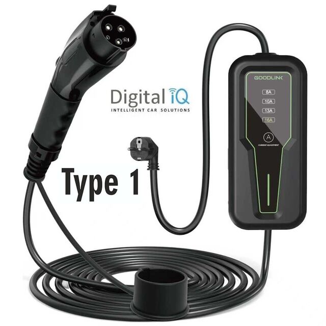 DIQ EV PRL 21635 US (PORTABLE EV CHARGER TYPE 1 PEVC16A01 - 16A - 3.5kW for TYPE1 US)