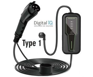 DIQ EV PRL 21635 US (PORTABLE EV CHARGER TYPE 2 PEVC16A01 - 16A - 3.5kW for TYPE1 US)