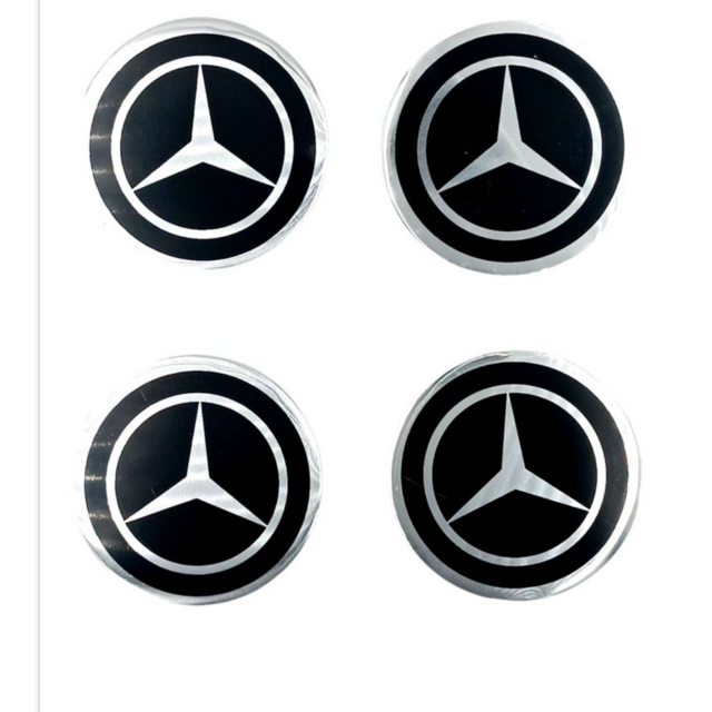 Αυτοκόλλητα για κέντρο ζάντας 68mm - Mercedes-Benz