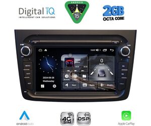 DIGITAL IQ BLF 357BL_CPA (7" DECK) MULTIMEDIA SYSTEM for ALFA ROMEO MITO mod. 2008-2018 (BLACK)